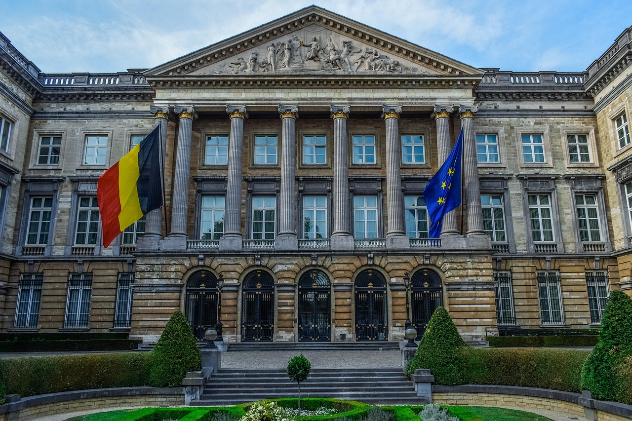 parliament, architecture, belgian, building, exterior, brussels, belgium